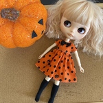 ハロウィン　ブライス、リカちゃんワンピ