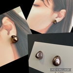 coron ピアス　ブロンズ（色味）