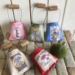 多肉苗＆ガーデンピックおまけ付き☆バッグ型リメ缶セット　R