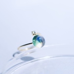 glass venus ring (spiral) #33