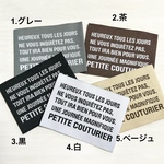 Bigシンプルタグ　5枚セット　布タグ