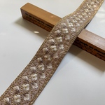 約4.5cm幅/刺繍リボン/くすみカラー/ワントーン