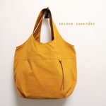 アウトドアバッグ（黄色）大きめA4 
