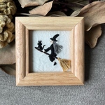 刺繍フレーム　　魔女