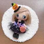 ☆ハンドメイド イルメール マリーちゃんお洋服 ハロウィン3点セット(チュールレース)☆