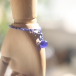 Something Blue（青い糸のお守り）手首周り15cm用ブレスレット【Thank you!! Special price】2