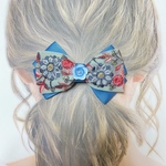 インド刺繍リボン✲*ﾟバレッタ・ヘアクリップ