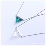 Sankaku Necklace＊silver color