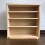 アウトレット 桧(ひのき)材  ミニカー　トミカ棚  (小)　