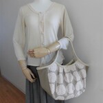 SALE!＊送料込み＊サークルフラワーのコロンと大きなグラニーバッグ（ショルダー）