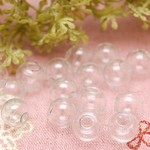 ガラスドーム10mm/10個/球体パーツ