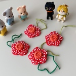ラフレシアの花笠 ちびあみぐるみさん用