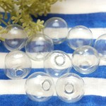 ガラスドーム15mm/10個/球体パーツ