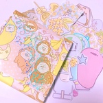 ぱげズのおすそ分けファイルとシール20枚セット（ごりちゃんとバナナ）