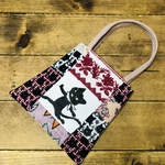 1点のみ　pjcクロッチくんhandmade パッチワークミニトートバッグ　ミナペルホネン