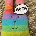 【ビーズ敷き詰めバージョン】名札♡フェルトで作ったビーズネームバッチ♡