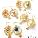 【受注販売】まる×リング pierce/earring