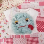 ブライス☆リカちゃん☆アウトフィット☆もじゃもじゃくんのゆるっとTシャツ