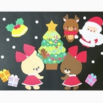 壁面飾り《冬　クリスマス》