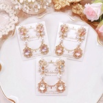 《 brilliant oval gem 》ピアス/イヤリング
