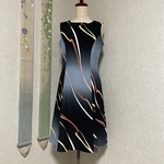 家で洗える着物から作ったワンピース　薄雲