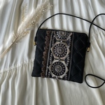 インド刺繍リボンのサコッシュ