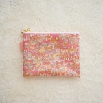 ａさまお取り置きのお品もの★★One side all skeleton mini pouch　ジェニーズリボンズ　27X　  　11×8.5cm　◆　パスケース　小物入れに　
