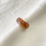 アクリル　クリア　イヤーカフ　マーブル