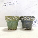 リメイク鉢S(2.5号size)2点set✤Ethnic✤