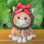 クリスマスリース★エキゾチックショートヘア