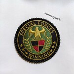 在庫処分✨スポーティワッペンブローチ