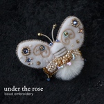 【再販】ビーズ刺繍の昆虫ブローチNo.17『ネム』