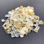 【穴あき】さざれ石 20g また1連約80㎝ シトリン パワーストーン 天然石 ハンドメイド素材 パーツ