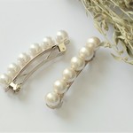 〈NewOpen記念〉コットンパールのバレッタ