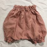【再再販】C&S生地使用 ストロベリークリーム リネン かぼちゃパンツ 