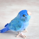 【ｋ様ご依頼分】羊毛フェルトの小鳥　サザナミインコ
