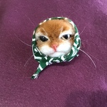 泥棒猫ブローチ