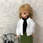 No.6216ジェニーちゃんホワイトカーディガン