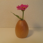 木の一輪挿し 桜  7.9cmΦ×10.1㎝