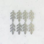 Grey Leaves Pendant Tops