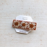 Matricaria brown hairclip/ドライフラワー レジン