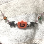 ハロウィンネックレス★かぼちゃん(銀)