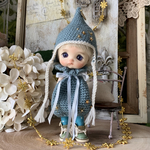 星のしずくset＊水色＊stodoll用（5インチぐらい）