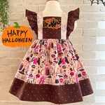 子供服　🎃 ウィッチタイム　エプロンドレス　100サイズ　女の子服　女の子　ハロウィン