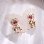 ＊ちいさなローズベリーのお花耳飾り＊ピアス
