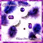 ❤★Gorgeous Purple★partyまつげ ゴージャス 紫★送無料●即購入不可