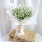 white baby's breath bouquet （ホワイトかすみそ花束）かすみそう　ギフト