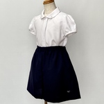 春のキュロットパンツ（刺繍入り）・受注製作100. 110. 120. 130サイズ