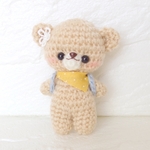リュックくまちゃん　あみぐるみ