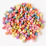 再入荷！6mmお花ビーズ180個セット